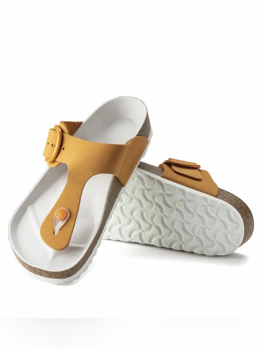 Birkenstock Gizeh Big Buckle Apricot Nubuck